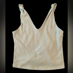 Sage green miss me knot tank